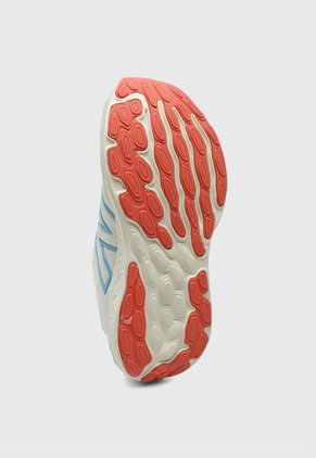 Tenis Running Marfil-Celeste-Naranja New Balance Fresh Foam 680 v8