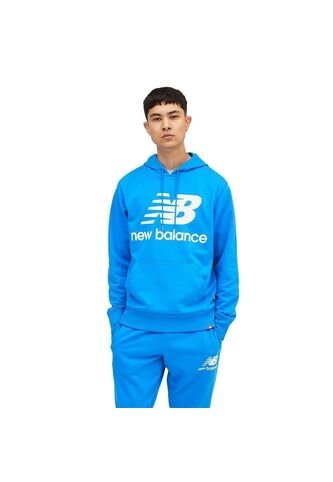 Hoodie New Balance Essentials Para Hombre-Celeste New Balance
