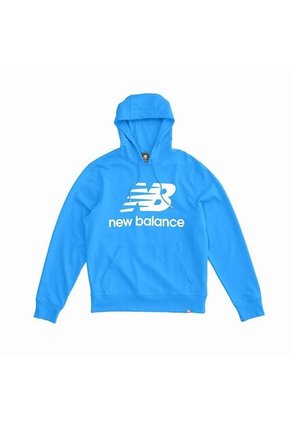 Hoodie New Balance Essentials Para Hombre-Celeste