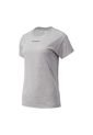 Camiseta New Balance Relentless Crew Para Mujer-Gris de New Balance
