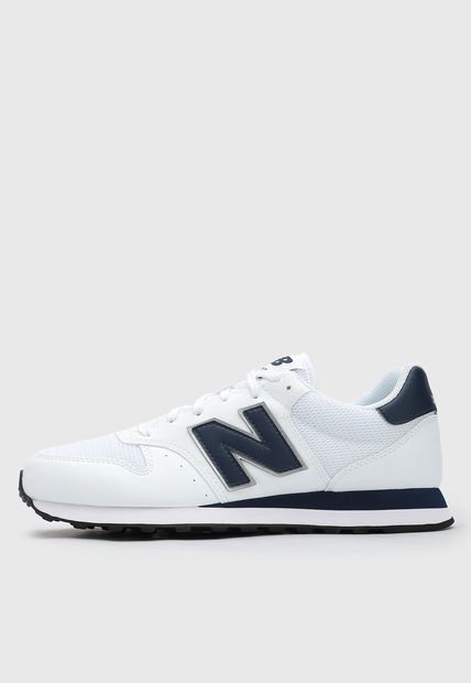 Tenis Lifestyle Blanco-Azul New Balance 500