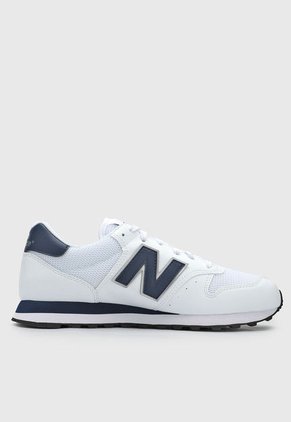 Tenis Lifestyle Blanco-Azul New Balance 500