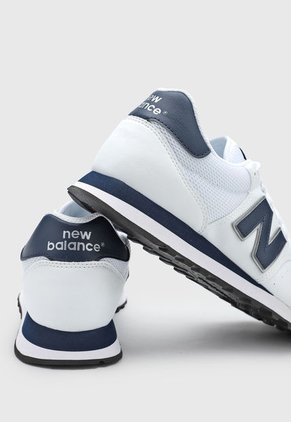 Tenis Lifestyle Blanco-Azul New Balance 500