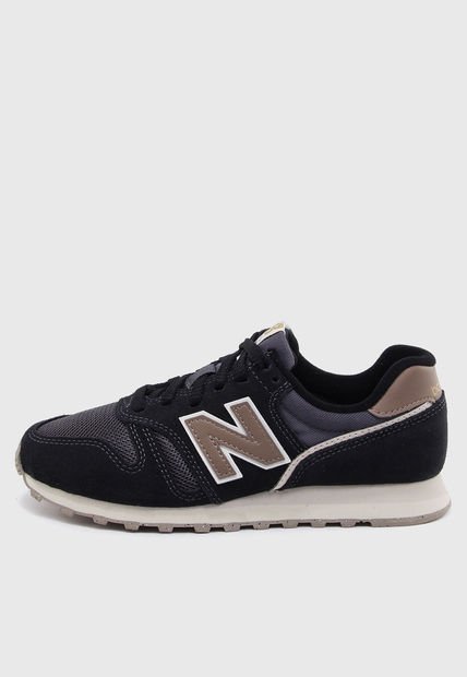 Tenis Lifestyle Negro-Nude-Beige New Balance 373