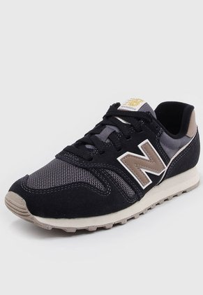 Tenis Lifestyle Negro-Nude-Beige New Balance 373