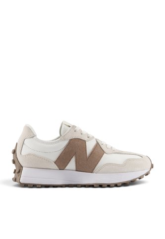 Tenis New Balance 327 Mujer-Beige/Café New Balance