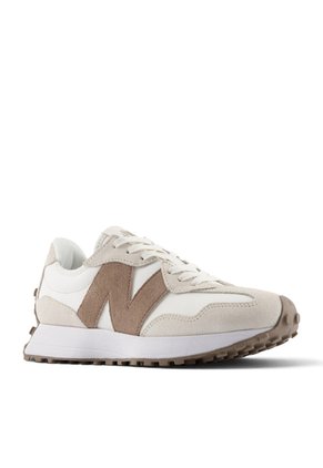 Tenis New Balance 327 Mujer-Beige/Café