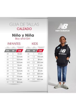 Tenis New Balance Para Niño 500 Gris