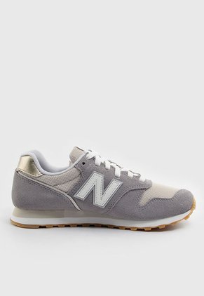 Tenis Lifestyle Gris-Beige-Dorado New Balance 373