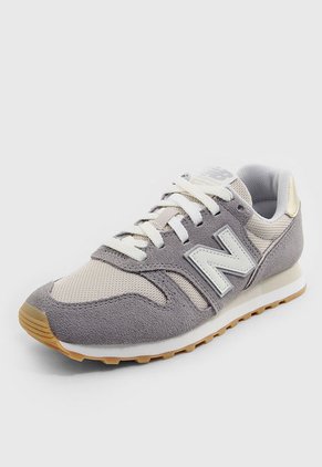 Tenis Lifestyle Gris-Beige-Dorado New Balance 373