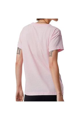 Camiseta New Balance Relentless Crew Para Mujer-Rosa