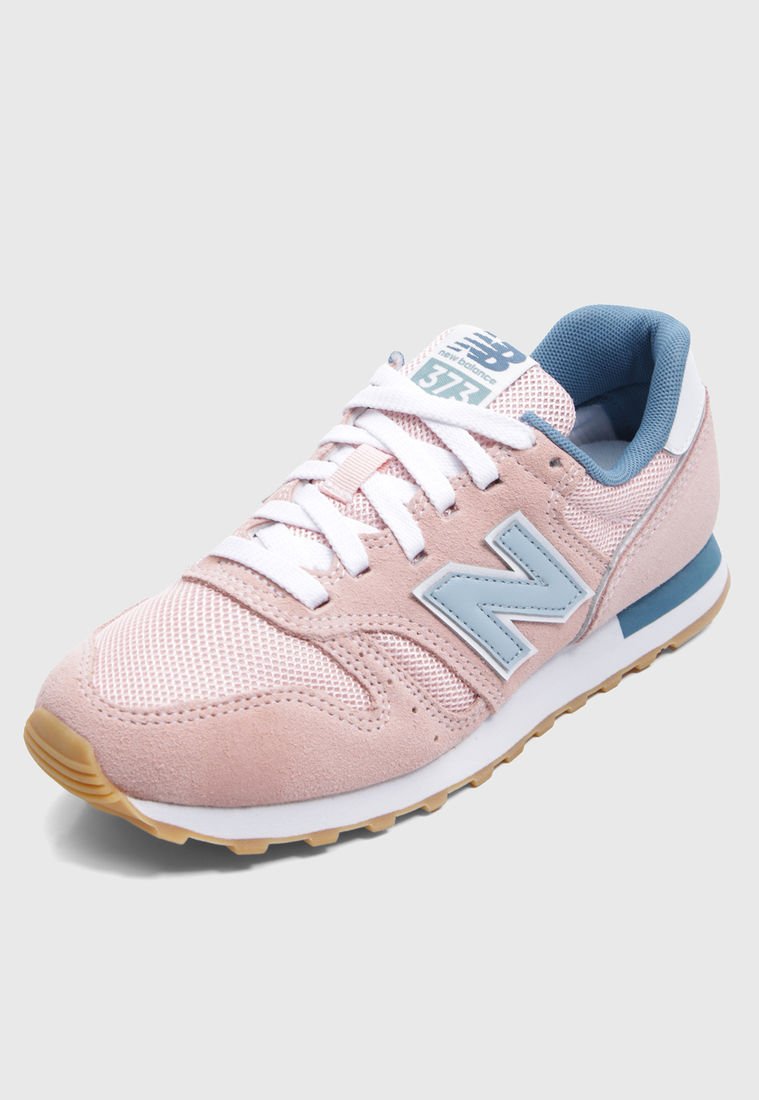 Tenis Lifestyle Palo Rosa Celeste Blanco New Balance 373 Compra Ahora Dafiti Colombia