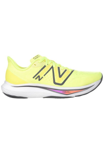 Tenis Deportivos New Balance Rebel V3  Amarillo Para Hombre