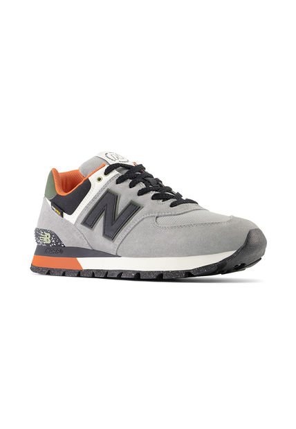 Tenis Deportivos New Balance 574  Gris Para Hombre
