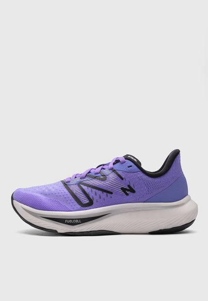 Tenis Running Violeta-Blanco-Negro new balance Fuelcell Rebel v3