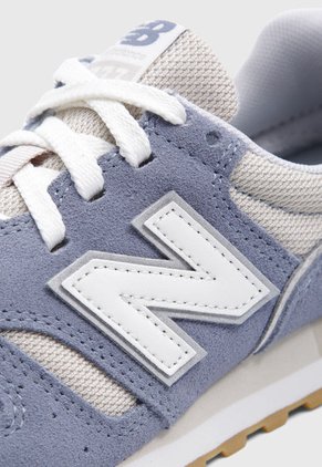 Tenis Lifestyle Azul Grisáceo-Beige-Dorado New Balance 373