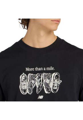 Camisa Deportiva New Balance Originals Graphics Negro Hombre