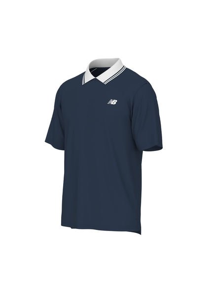 Camisa Polo New Balance Tournament Azul Original Hombre