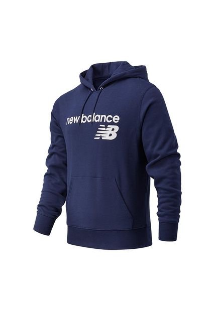 Hoodie New Balance Herren Para Hombre-Azul