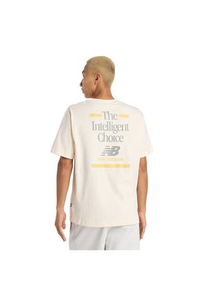 Camisa Deportiva New Balance Original Athletics Beige Hombre