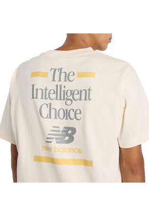 Camisa Deportiva New Balance Original Athletics Beige Hombre