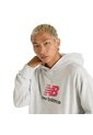 Hoodie New Balance Originales French Terry Gris Para Hombres de New Balance