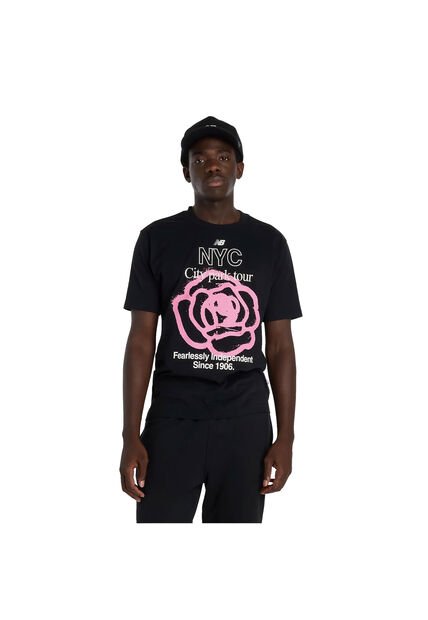 Camisa Deportiva New Balance Originals Graphics Negro Hombre