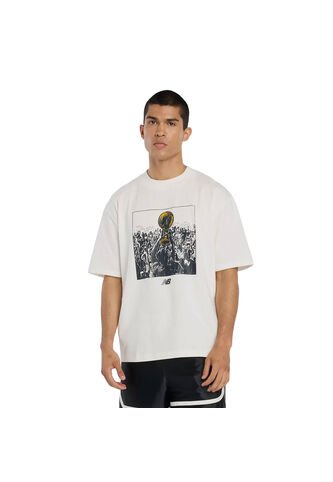 Camisa Deportiva New Balance Originales Hoops Blanco Hombres New Balance