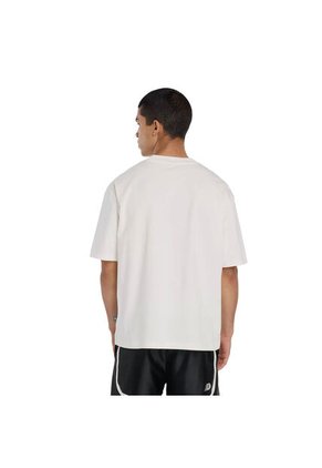 Camisa Deportiva New Balance Originales Hoops Blanco Hombres