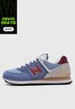 Tenis new balance 574 Azul de New Balance