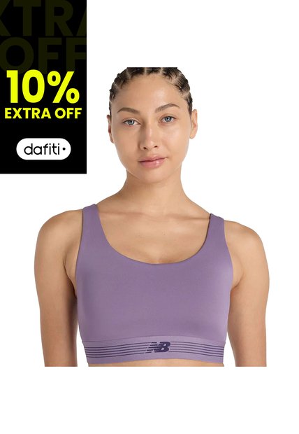 Top Deportivo New Balance Original ACTrain Morado Para Mujer