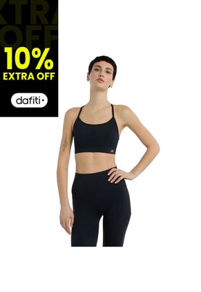 Top Deportivo New Balance Original Ess Yoga Negro Para Mujer