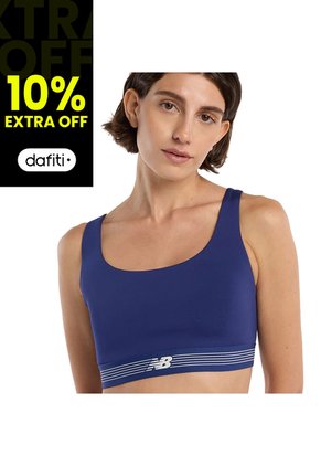 Top Deportivo New Balance Original A-C Train Azul Para Mujer