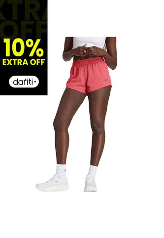 Pantaloneta New Balance Original Performance Rojo Para Mujer New Balance