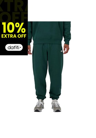 Pantalon Jogger New Balance Originals Ess Terry Verde Hombre New Balance