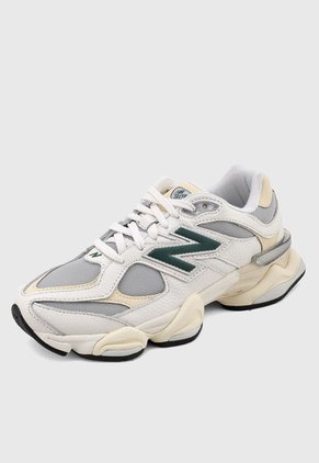 Tenis Lifestyle Blanco-Beige-Verde new balance 9060