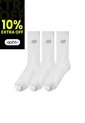 Medias Deportivas New Balance Original Basic3P Blanco Unisex de New Balance
