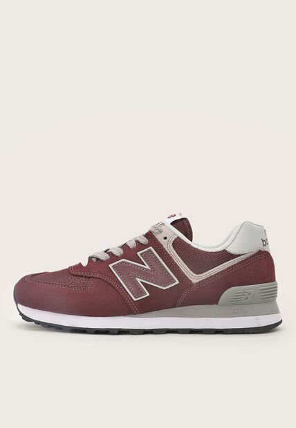 Tenis new balance 574 Vinotinto