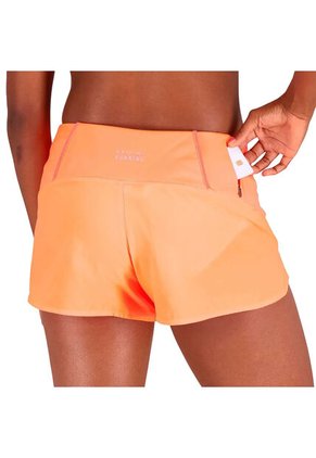 Pantaloneta New Balance Originales Impact Naranja Para Mujer