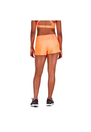 Pantaloneta New Balance Originales Impact Naranja Para Mujer
