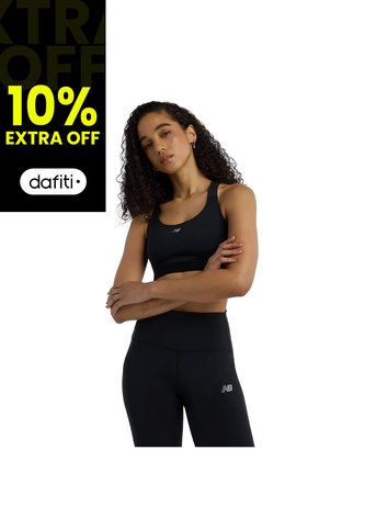 Top Deportivo New Balance Original Essential Run Negro Mujer New Balance