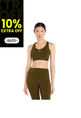 Top Deportivo New Balance Original Essential Café Para Mujer New Balance