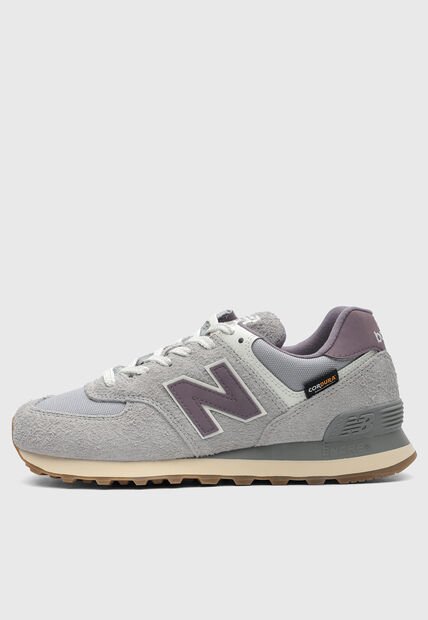 Tenis new balance 574 Lila Grisáceo