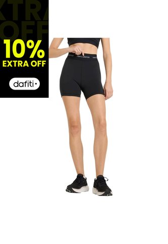 Pantaloneta New Balance Original Sleek High Rise Negro Mujer New Balance