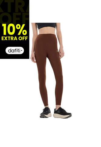Leggings New Balance Originales Harmony High Rise Café Mujer New Balance