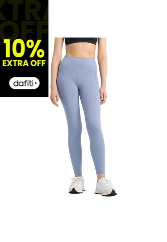 Legging New Balance Harmony Pocket High Rise Azul Para Mujer New Balance
