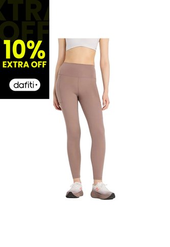 Legging New Balance Harmony Pocket High Rise Café Para Mujer New Balance