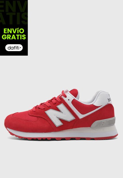 Tenis new balance 574 Rojo