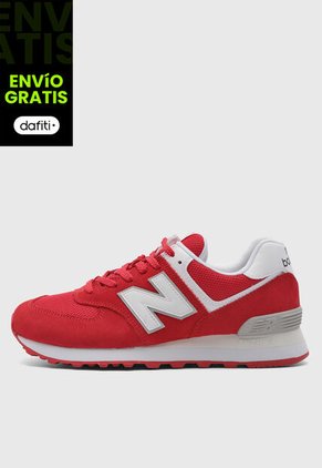 Tenis new balance 574 Rojo