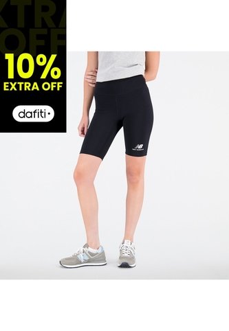 Pantaloneta New Balance Original Essentials Negro Para Mujer New Balance